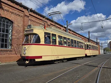 Historischer Großraumwagen TW 336 des Förderverein STRASSENBAHN HANNOVER e.V