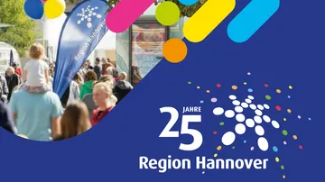 Logo der Region Hannover zur Roadshow zu 25 Jahre Region