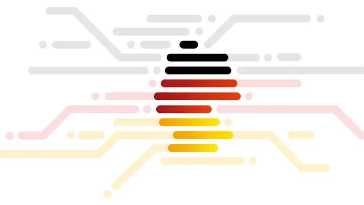Offizielles Logo des Deutschlandtickets
